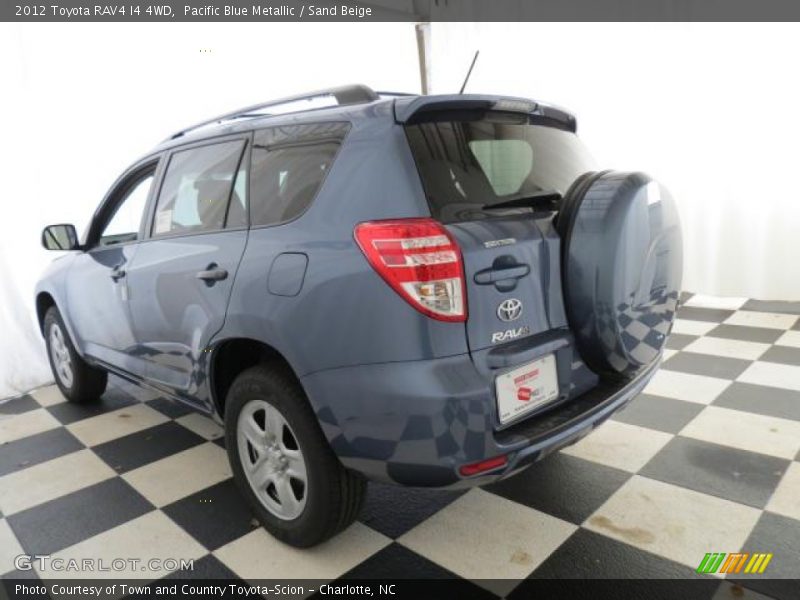 Pacific Blue Metallic / Sand Beige 2012 Toyota RAV4 I4 4WD