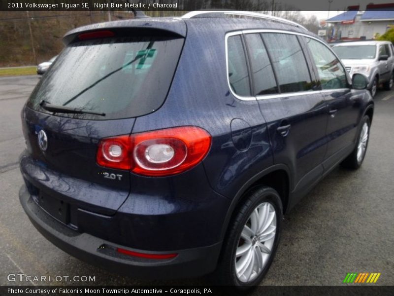 Night Blue Metallic / Charcoal 2011 Volkswagen Tiguan SE