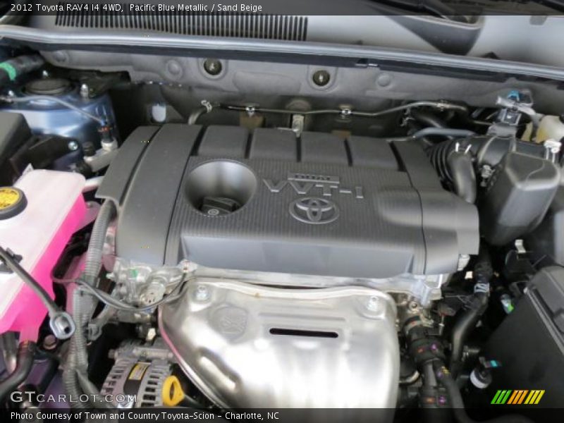 Pacific Blue Metallic / Sand Beige 2012 Toyota RAV4 I4 4WD