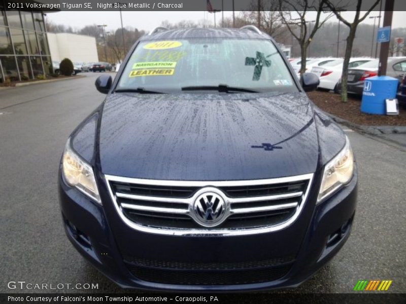Night Blue Metallic / Charcoal 2011 Volkswagen Tiguan SE