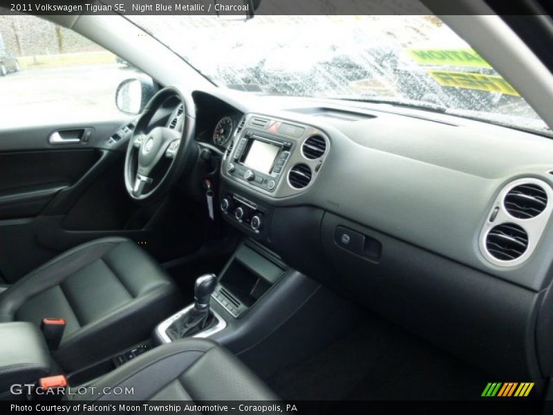 Night Blue Metallic / Charcoal 2011 Volkswagen Tiguan SE