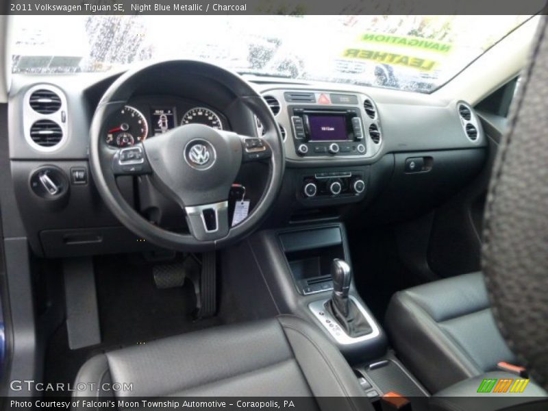 Night Blue Metallic / Charcoal 2011 Volkswagen Tiguan SE