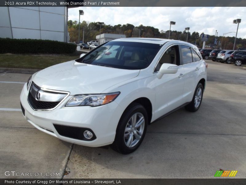 White Diamond Pearl / Parchment 2013 Acura RDX Technology