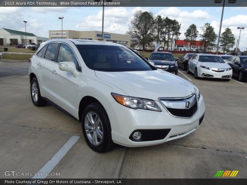 White Diamond Pearl / Parchment 2013 Acura RDX Technology