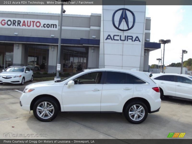 White Diamond Pearl / Parchment 2013 Acura RDX Technology