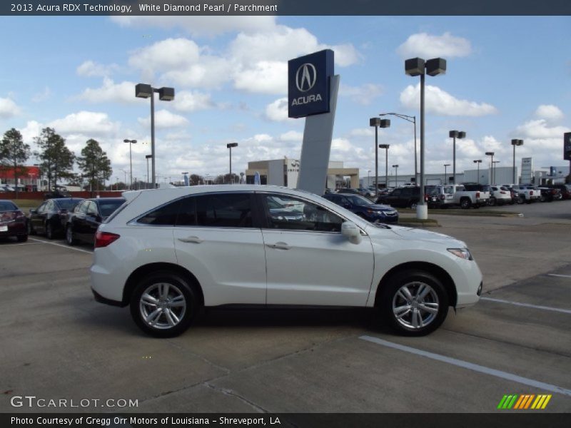White Diamond Pearl / Parchment 2013 Acura RDX Technology
