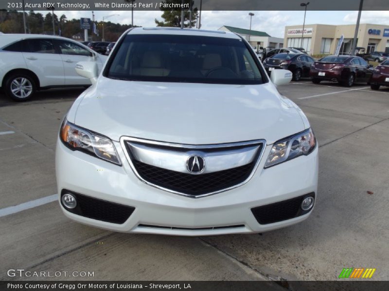 White Diamond Pearl / Parchment 2013 Acura RDX Technology