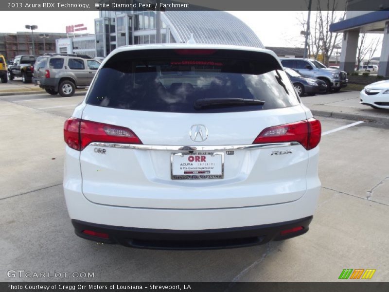 White Diamond Pearl / Parchment 2013 Acura RDX Technology