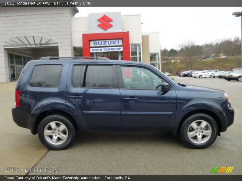 Bali Blue Pearl / Gray 2011 Honda Pilot EX 4WD