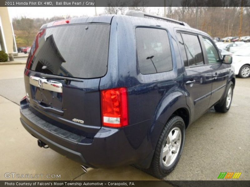 Bali Blue Pearl / Gray 2011 Honda Pilot EX 4WD