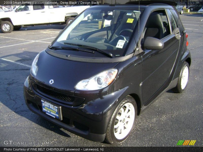 Deep Black / Design Black 2009 Smart fortwo passion cabriolet