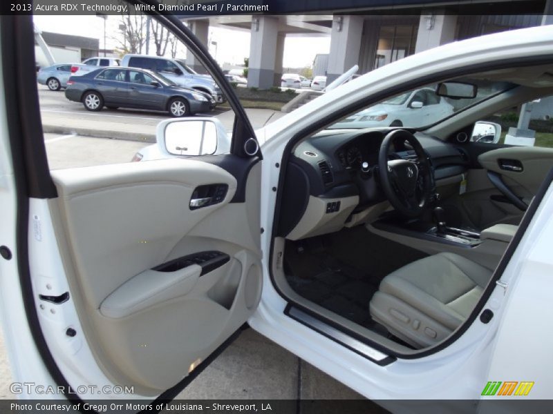 White Diamond Pearl / Parchment 2013 Acura RDX Technology