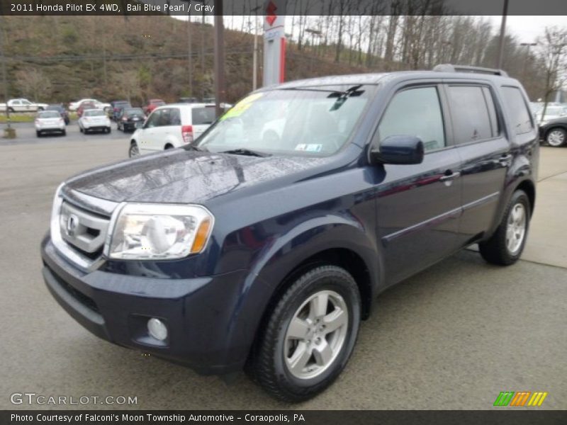 Bali Blue Pearl / Gray 2011 Honda Pilot EX 4WD