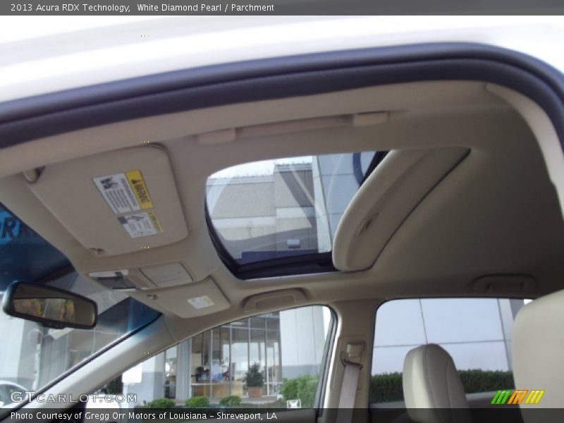 White Diamond Pearl / Parchment 2013 Acura RDX Technology