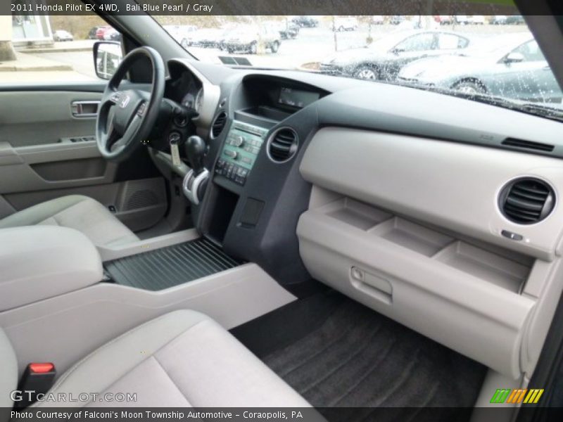 Bali Blue Pearl / Gray 2011 Honda Pilot EX 4WD