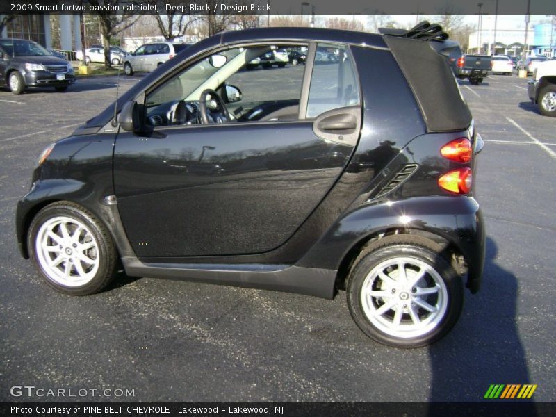 Deep Black / Design Black 2009 Smart fortwo passion cabriolet