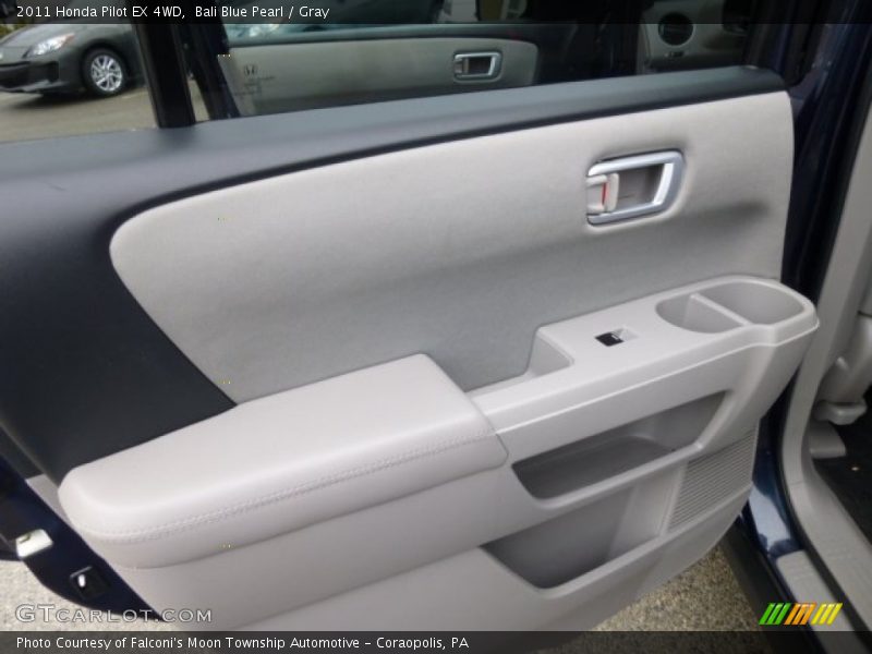 Bali Blue Pearl / Gray 2011 Honda Pilot EX 4WD