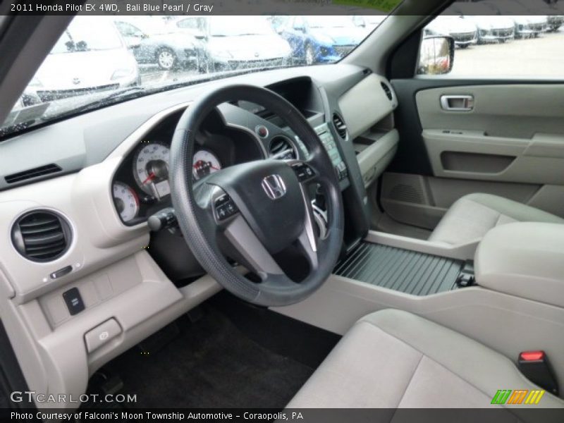 Bali Blue Pearl / Gray 2011 Honda Pilot EX 4WD