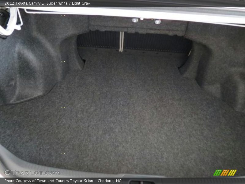 Super White / Light Gray 2012 Toyota Camry L