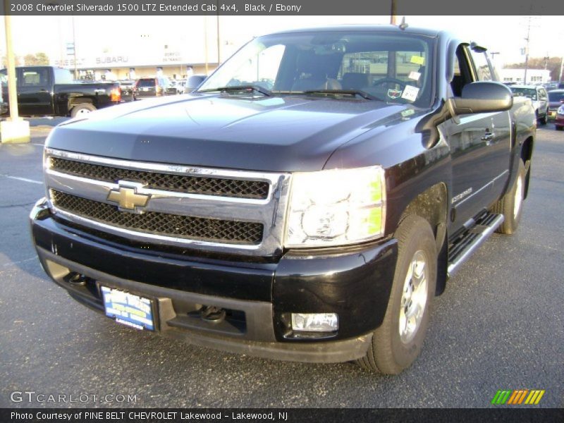 Black / Ebony 2008 Chevrolet Silverado 1500 LTZ Extended Cab 4x4