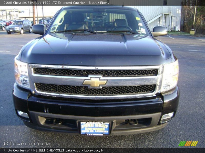 Black / Ebony 2008 Chevrolet Silverado 1500 LTZ Extended Cab 4x4