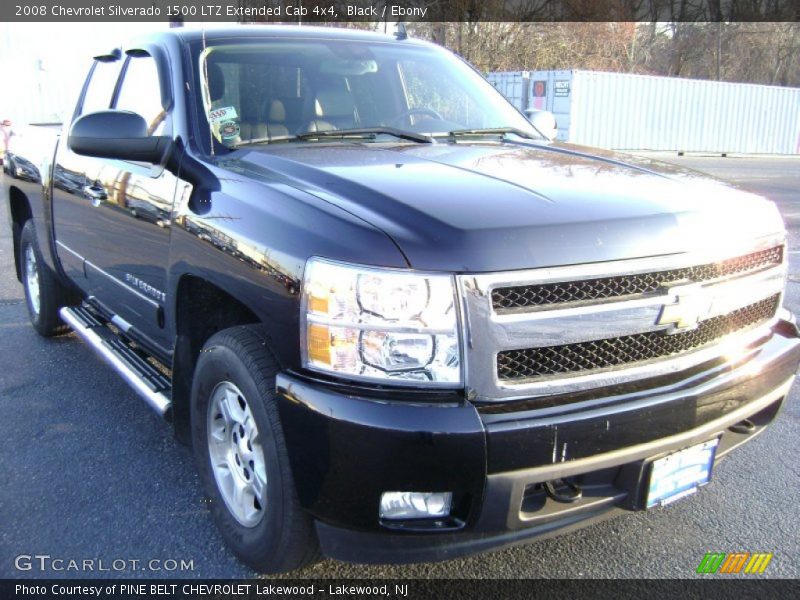 Black / Ebony 2008 Chevrolet Silverado 1500 LTZ Extended Cab 4x4
