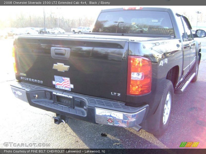 Black / Ebony 2008 Chevrolet Silverado 1500 LTZ Extended Cab 4x4