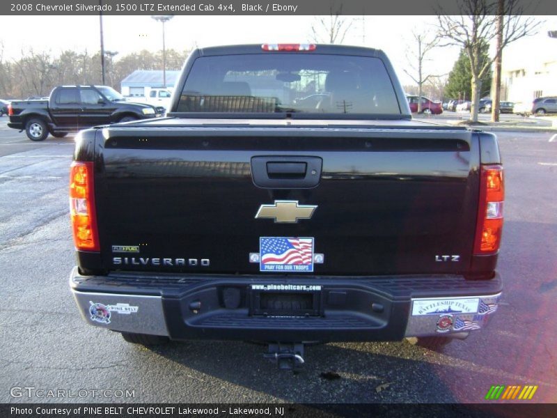 Black / Ebony 2008 Chevrolet Silverado 1500 LTZ Extended Cab 4x4