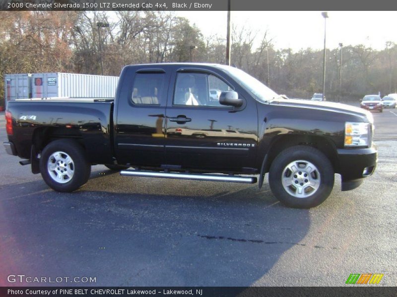 Black / Ebony 2008 Chevrolet Silverado 1500 LTZ Extended Cab 4x4