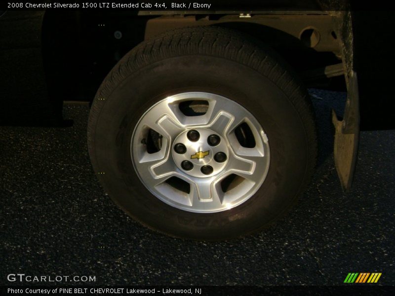 Black / Ebony 2008 Chevrolet Silverado 1500 LTZ Extended Cab 4x4