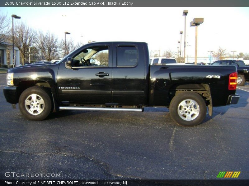 Black / Ebony 2008 Chevrolet Silverado 1500 LTZ Extended Cab 4x4