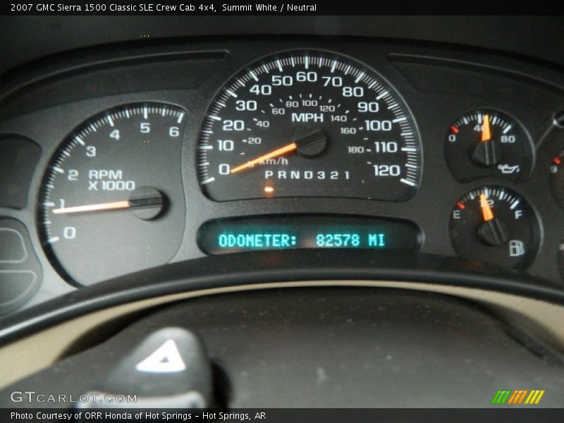 Summit White / Neutral 2007 GMC Sierra 1500 Classic SLE Crew Cab 4x4