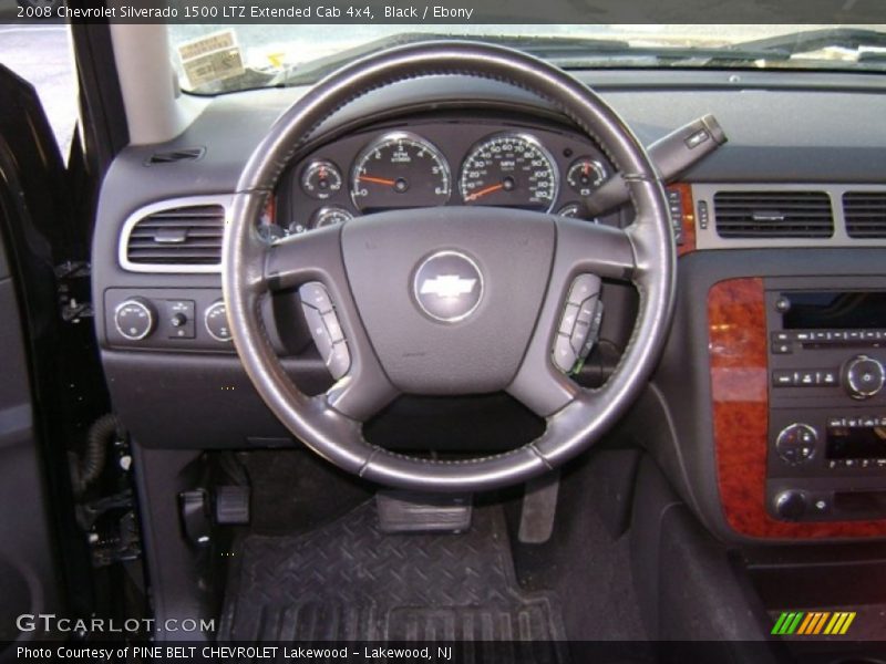 Black / Ebony 2008 Chevrolet Silverado 1500 LTZ Extended Cab 4x4