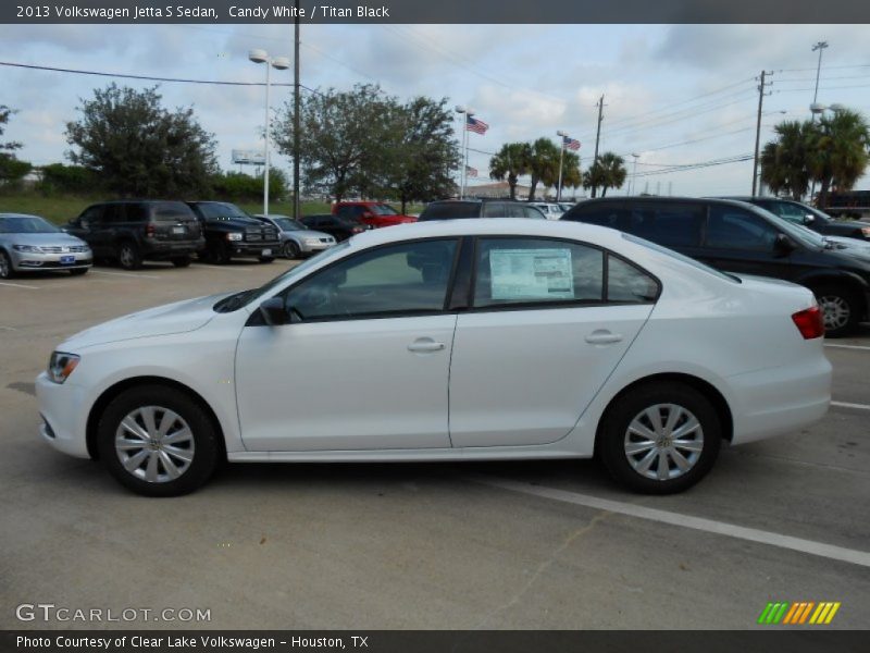 Candy White / Titan Black 2013 Volkswagen Jetta S Sedan