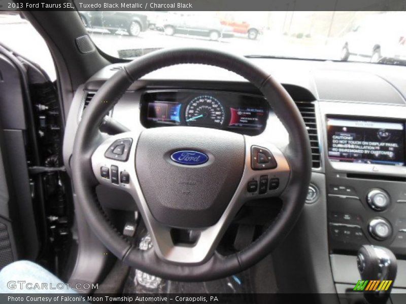 Tuxedo Black Metallic / Charcoal Black 2013 Ford Taurus SEL