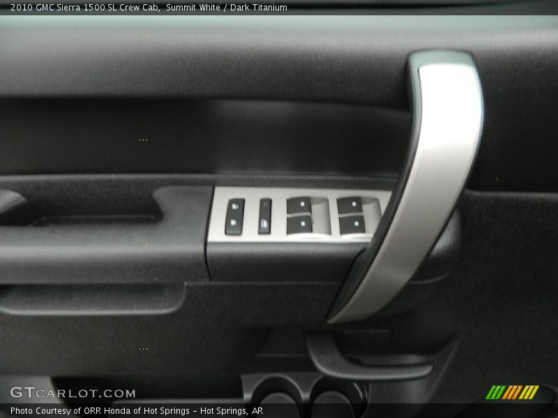 Summit White / Dark Titanium 2010 GMC Sierra 1500 SL Crew Cab