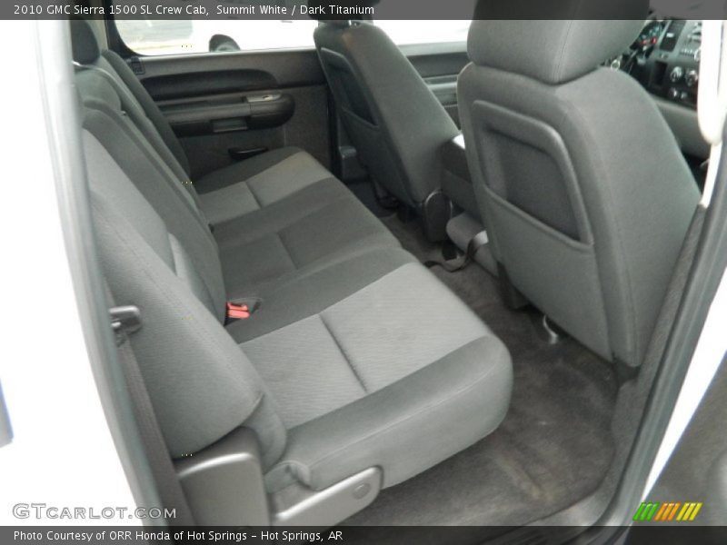 Summit White / Dark Titanium 2010 GMC Sierra 1500 SL Crew Cab