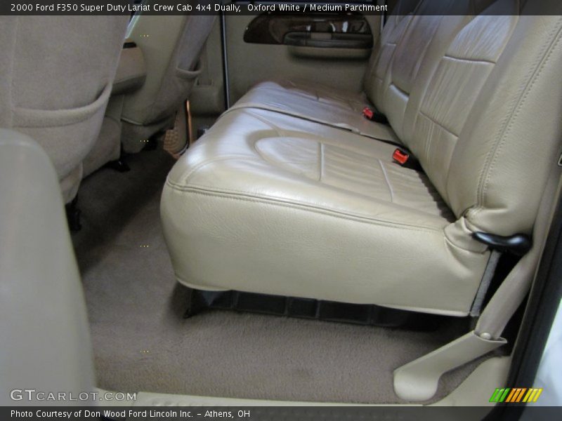 Oxford White / Medium Parchment 2000 Ford F350 Super Duty Lariat Crew Cab 4x4 Dually