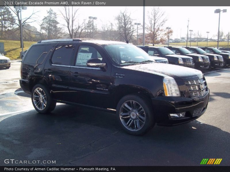 Black Raven / Ebony 2013 Cadillac Escalade Premium AWD