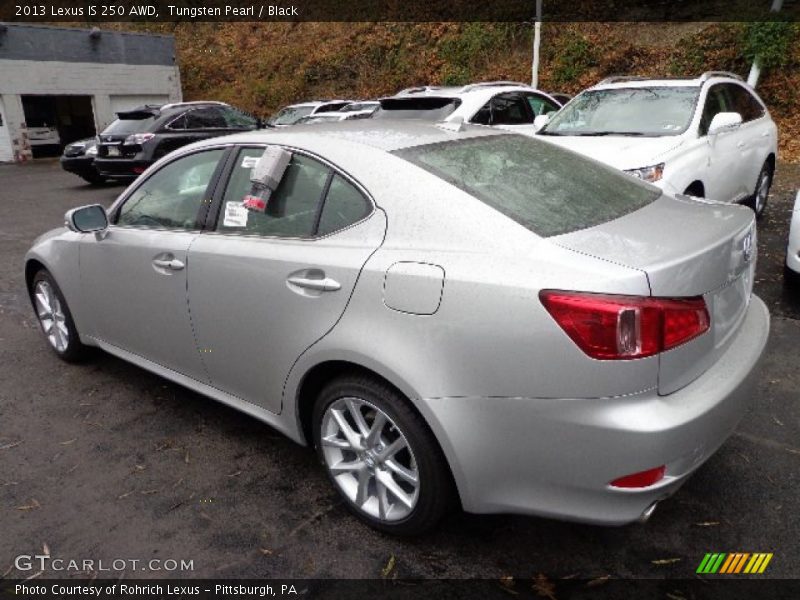 Tungsten Pearl / Black 2013 Lexus IS 250 AWD