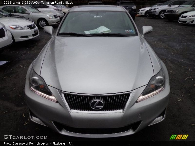 Tungsten Pearl / Black 2013 Lexus IS 250 AWD