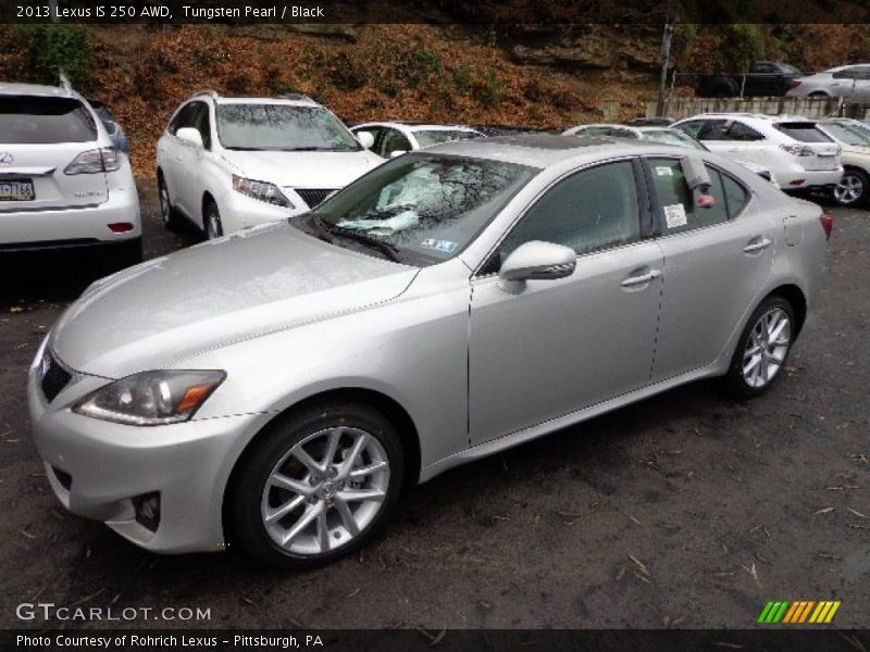 Tungsten Pearl / Black 2013 Lexus IS 250 AWD