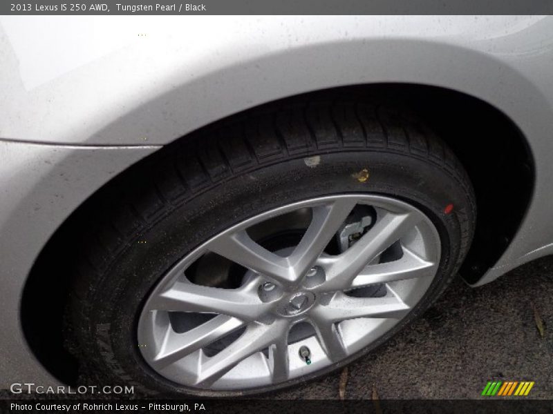 Tungsten Pearl / Black 2013 Lexus IS 250 AWD