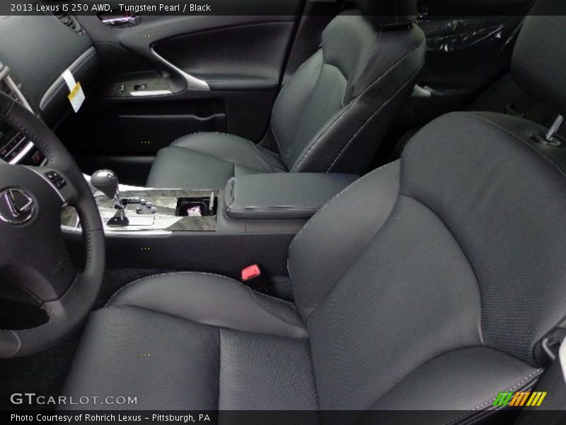 Tungsten Pearl / Black 2013 Lexus IS 250 AWD