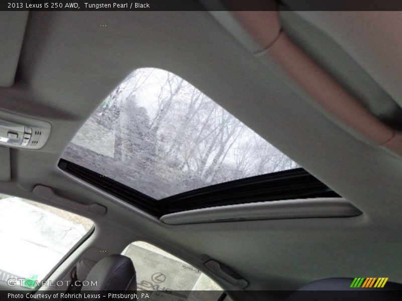 Tungsten Pearl / Black 2013 Lexus IS 250 AWD