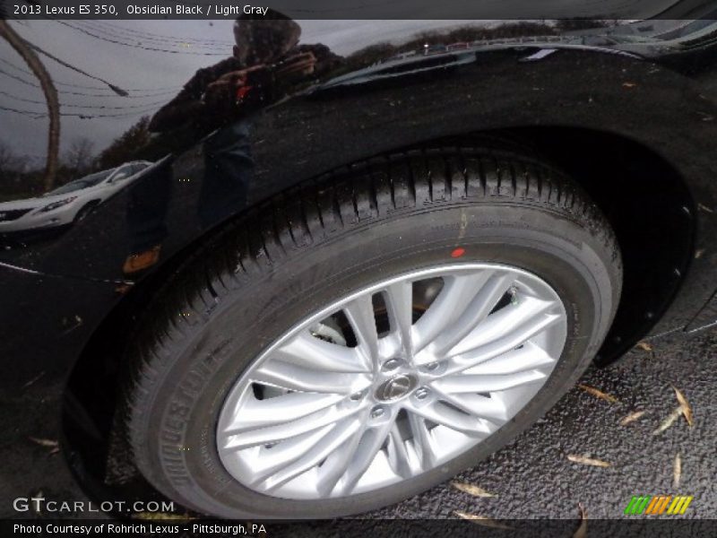 Obsidian Black / Light Gray 2013 Lexus ES 350