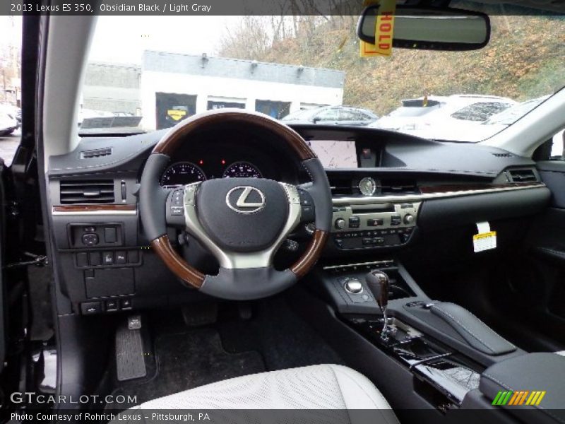 Obsidian Black / Light Gray 2013 Lexus ES 350