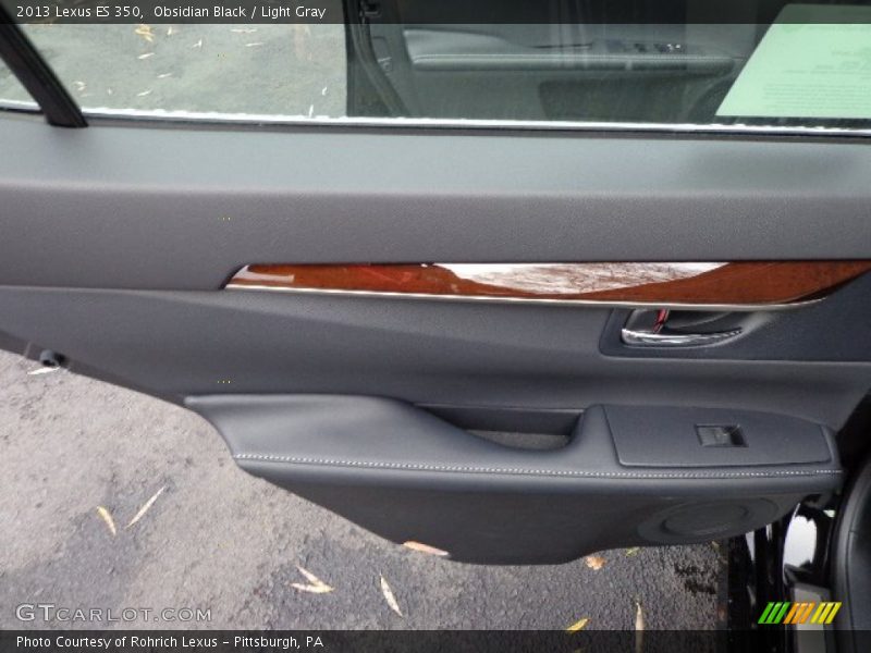 Obsidian Black / Light Gray 2013 Lexus ES 350