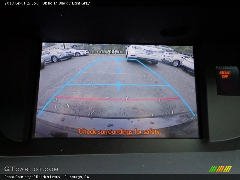 Obsidian Black / Light Gray 2013 Lexus ES 350