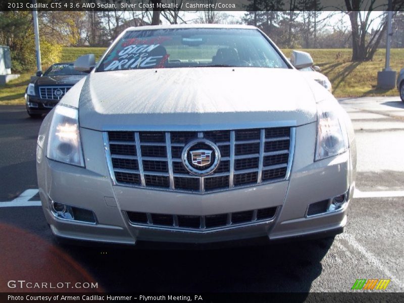 Silver Coast Metallic / Cashmere/Cocoa 2013 Cadillac CTS 4 3.6 AWD Sedan